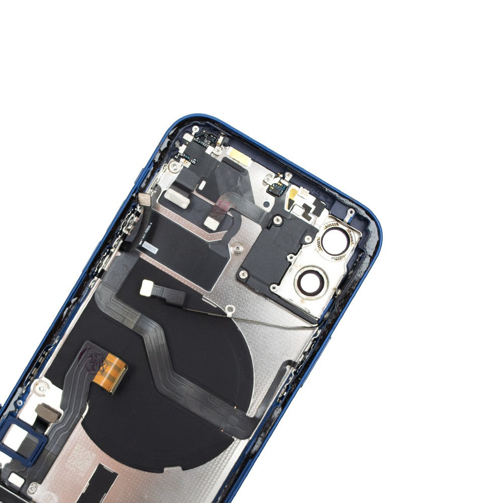 Rear Housing with Full Set Parts for iPhone 12-Blue (Purple) Rear Housing with Full Set Parts for iPhone 12-Blue (Purple)